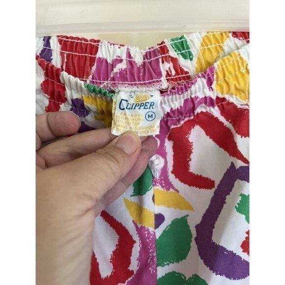 Vintage Clipper Active‎ Shorts Womens Medium, Running Beach Cover Up 80s 90s - Picture 4 of 5